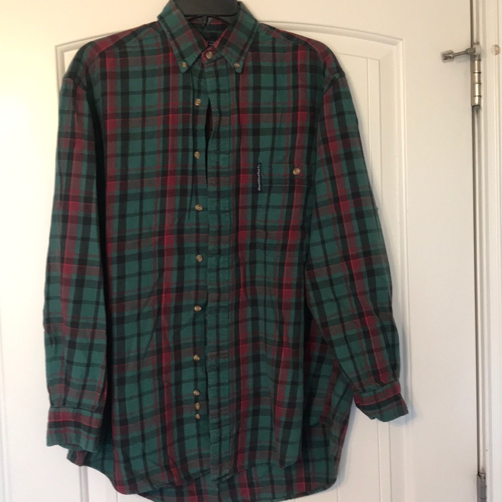 Men’s Abercrombie plaid button down